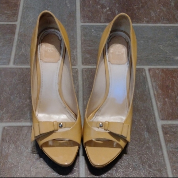 Christian Dior nude beige platform pump size 40.5 - Picture 1 of 7